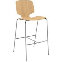 Barstuhl Code mit Beinen aus Chrom